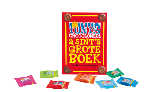 Sinterklaasboek met Tiny Tony's en spelletjes