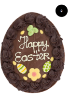 XL Chocolade Ei “Happy Easter” Plat