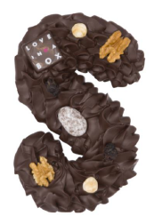 Luxe Chocoladeletter Puur Handgespoten