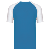 Aqua Blue / White