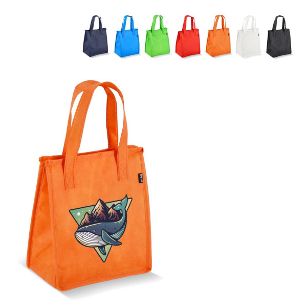 R-PET koeltas, non-woven, 23 x 15 x 27,5 cm, 75 g/m²