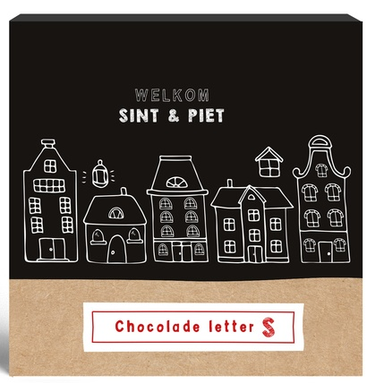 Sint letter S melkchocolade