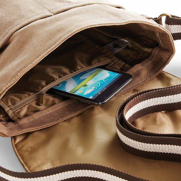 Quadra Vintage Canvas Messenger