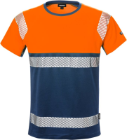 Hi-Vis oranje/marineblauw