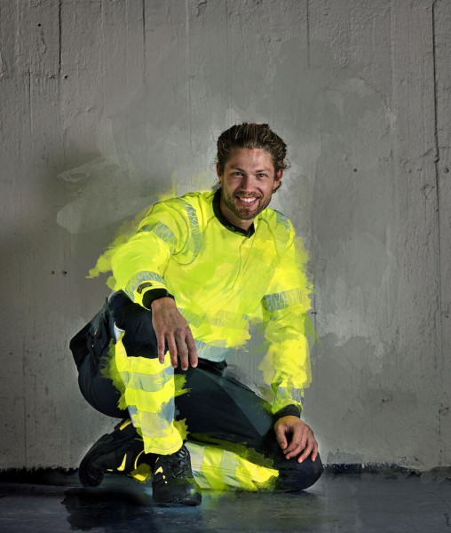 Jobman - 2134 Hi-Vis Stretch Trousers Core HP