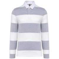 Oxford Grey / White Stripes