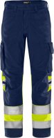Hi-Vis geel/marineblauw
