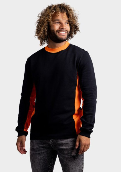 Lemon & Soda Workwear Contrast Sweater