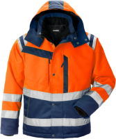 Hi-Vis Oranje/Marineblauw