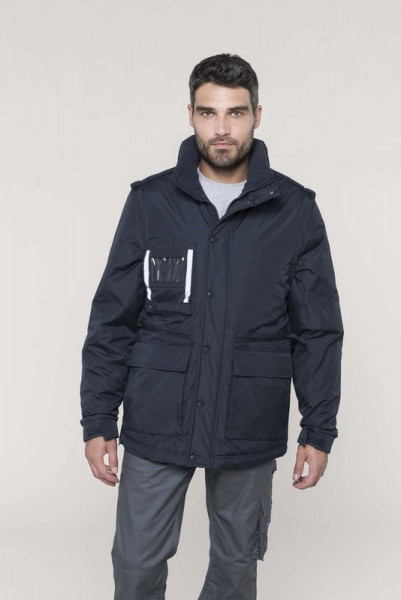 WK. Designed To Work Workwear Parka Met Afritsbare Mouwen