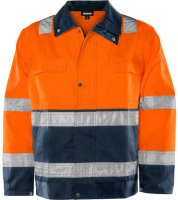 Hi-Vis Oranje/Marineblauw