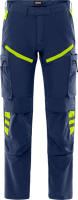 Marineblauw/hi-vis geel