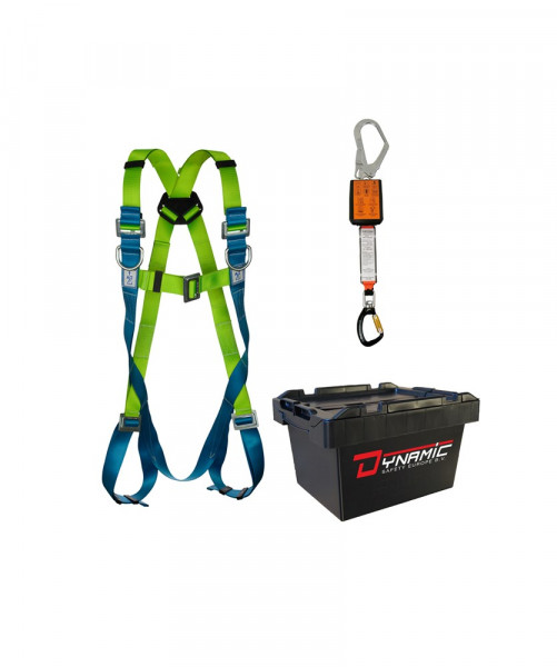 EDGE - DYNAMIC SAFETY Set: EDGE 2 Harnas + Edge Kinetix 2,5 m valblok + Edge Box (ECD1966)